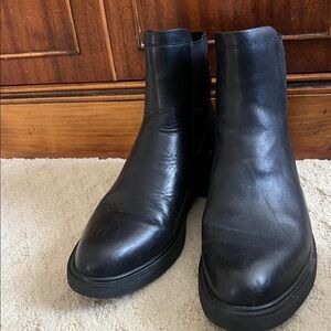 Franco Sarto Black Chelsea Boots. Women size 9.5!